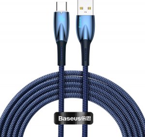 Kabel USB Baseus USB-A - USB-C 2 m Niebieski (CADH000503) 1