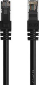 Orico Okrągły kabel sieciowy Ethernet Orico, RJ45, Cat.6, 2m (czarny) 1