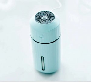 Nawilżacz powietrza 4kom.pl Nawilżacz powietrza Dyfuzor mgiełki Aromatyzer ultradźwiękowy Aromaterapia LED 320ml niebieski 7