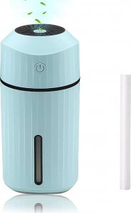 Nawilżacz powietrza 4kom.pl Nawilżacz powietrza Dyfuzor mgiełki Aromatyzer ultradźwiękowy Aromaterapia LED 320ml niebieski 9