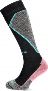 Bridgedale Skarpety narciarskie damskie Bridgedale Ski Mid+ Merino P Pattern - blk/crl 41 - 43 4