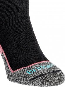 Bridgedale Skarpety narciarskie damskie Bridgedale Ski Mid+ Merino P Pattern - blk/crl 41 - 43 6