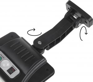 Maclean Solarna lampa uliczna LED z czujnikiem ruchu i pilotem Maclean IP54, 4W, 400lm, 6500K, Li-ion 1200 mAh, 3 tryby pracy MCE446 4