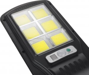 Maclean Solarna lampa uliczna LED z czujnikiem ruchu i pilotem Maclean IP54, 4W, 400lm, 6500K, Li-ion 1200 mAh, 3 tryby pracy MCE446 6