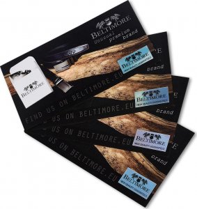 Piórnik Beltimore Etui na długopisy pojemne czerwone skórzane Beltimore G91 8