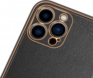 Dux Ducis Dux Ducis Yolo etui iPhone 14 Pro elegancki pokrowiec ze skóry ekologicznej czarny 6