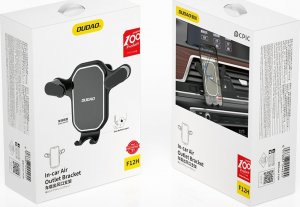 Dudao Dudao grawitacyjny uchwyt samochodowy do telefonu na nawiew kratkę wentylacyjną czarny (F12H) 5