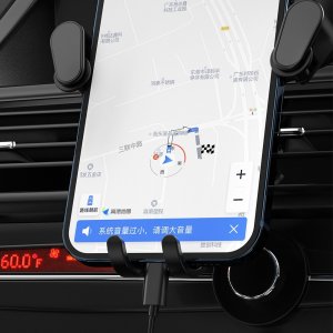 Dudao Dudao grawitacyjny uchwyt samochodowy do telefonu na nawiew kratkę wentylacyjną czarny (F12H) 6