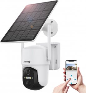 Kamera IP Choetech Choetech kamera WiFi z aplikacją sterującą Android/iOS + panel słoneczny 5W (ASC005) 1