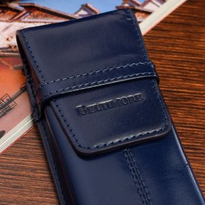 Piórnik Beltimore Piórnik Skórzany etui na pióro granatowe Beltimore J03 8