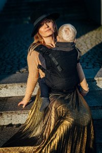 LennyLamb Nosidełko LennyLamb LennyUpGrade - Pawi Ogon - Pitch Black Regulowane 13