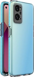 Hurtel Spring Case etui Realme 9i, Oppo A36 / A76 / A96 silikonowy pokrowiec z ramką jasnoniebieskie 1