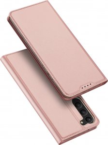 Dux Ducis Dux Ducis Skin Pro etui Samsung Galaxy S23+ pokrowiec z klapką portfel na kartę podstawka różowe 1