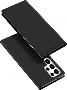 Dux Ducis Dux Ducis Skin Pro etui Samsung Galaxy S23 Ultra pokrowiec z klapką portfel na kartę podstawka czarne 1