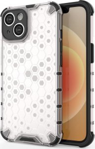 Hurtel Honeycomb etui iPhone 14 Plus pancerny hybrydowy pokrowiec przezroczyste 1