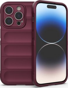 Hurtel Magic Shield Case etui do iPhone 14 Pro elastyczny pancerny pokrowiec burgundowy 1