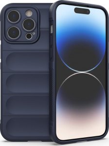 Hurtel Magic Shield Case etui do iPhone 14 Pro Max elastyczny pancerny pokrowiec ciemnoniebieski 1