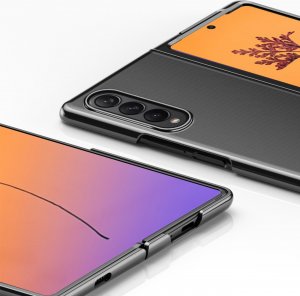 Hurtel Plating Case etui Samsung Galaxy Z Fold 4 pokrowiec z metaliczną ramką czarne 8