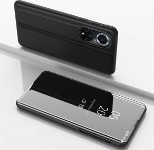 Hurtel Clear View Case etui Huawei nova 9 pokrowiec z klapką czarne 2