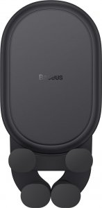 Baseus Baseus Stable Series uchwyt samochodowy na kratkę wentylacyjną nawiew czarny (SUWX020001) 1
