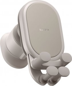 Baseus Baseus Stable Series uchwyt samochodowy na kratkę wentylacyjną nawiew szary (SUWX020002) 2