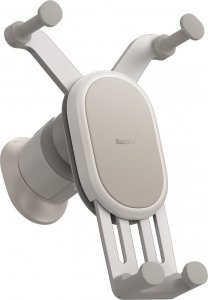 Baseus Baseus Stable Series uchwyt samochodowy na kratkę wentylacyjną nawiew szary (SUWX020002) 6