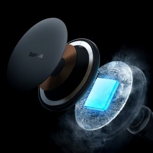 Baseus Baseus samochodowa ładowarka bezprzewodowa z uchwytem MagSafe 15W na kratkę nawiewu + USB Typ C 25W biała (CW01) 7