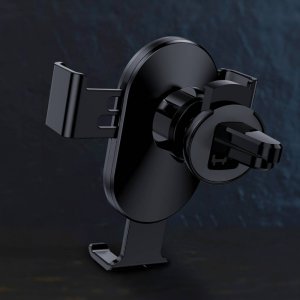 Kaku Grawitacyjny Uchwyt Samochodowy do Kratki Nawiewu / Wentylacyjnej Kakusiga KSC-588A czarny 3