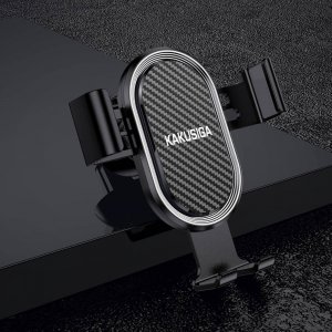 Kaku Grawitacyjny Uchwyt Samochodowy do Kratki Nawiewu / Wentylacyjnej Kakusiga KSC-588A czarny 4