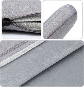 Torba Alogy Alogy Torba Etui na laptopa Wsuwka do 13.3 cala Szara uniwersalny 5