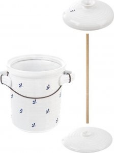 Orion Garnek do kiszenia kapusty ogórków ceramiczny 2,8 l MODROBILA 3