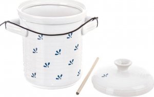 Orion Garnek do kiszenia kapusty ogórków ceramiczny 2,8 l MODROBILA 4