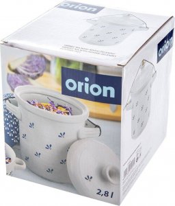 Orion Garnek do kiszenia kapusty ogórków ceramiczny 2,8 l MODROBILA 5