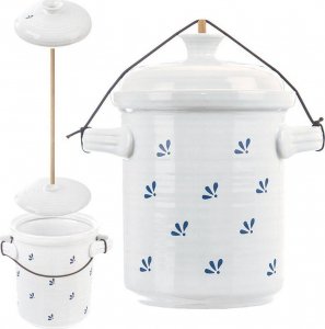 Orion Garnek do kiszenia kapusty ogórków ceramiczny 2,8 l MODROBILA 6