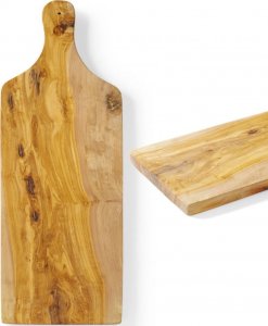 Deska do krojenia Hendi Deska do serwowania z drewna oliwnego z uchwytem 600 x 200 x 18 mm - Hendi 505267 1