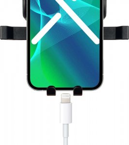 Alogy Alogy Uchwyt samochodowy Easy One Touch do telefonu 6.5" grawitacyjny na deskę rozdzielczą i szybę czarny uniwersalny 13