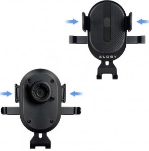 Alogy Alogy Uchwyt samochodowy Easy One Touch do telefonu 6.5" grawitacyjny na deskę rozdzielczą i szybę czarny uniwersalny 15