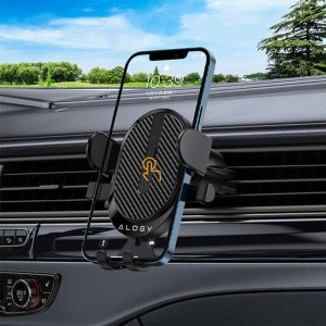 Alogy Alogy Uchwyt samochodowy Easy One Touch do telefonu 6.5" grawitacyjny na deskę rozdzielczą i szybę czarny uniwersalny 5