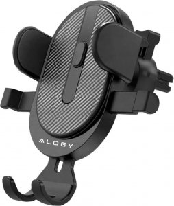 Alogy Alogy Uchwyt samochodowy Easy One Touch do telefonu 6.5" grawitacyjny na deskę rozdzielczą i szybę czarny uniwersalny 8