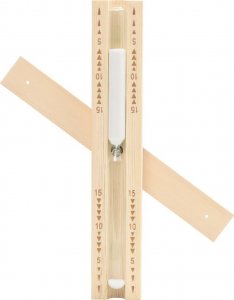 vidaXL Klepsydra do sauny, 15-minutowa, lite drewno sosnowe 4