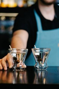 Vialli Design 2 kieliszki do martini z podwójną ścianką Soho 155 ml 8937 5