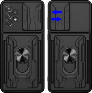 Alogy Alogy Camshield Stand Ring Etui na telefon z osłonką na aparat do Oppo A57 5G / A77 5G uniwersalny 4