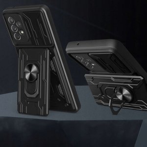 Alogy Alogy Camshield Stand Ring Etui na telefon z osłonką na aparat do Oppo A57 5G / A77 5G uniwersalny 7