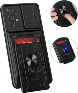 Alogy Alogy Camshield Stand Ring Etui na telefon z osłonką na aparat do Oppo A57 5G / A77 5G uniwersalny 10