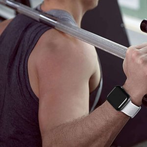 Alogy Alogy Nylon Strap Pasek z rzepem do Apple Watch 1/2/3/4/5/6/7/8/SE/Ultra (42/44/45/49mm) Biały uniwersalny 11