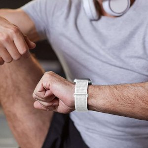 Alogy Alogy Nylon Strap Pasek z rzepem do Apple Watch 1/2/3/4/5/6/7/8/SE/Ultra (42/44/45/49mm) Biały uniwersalny 5