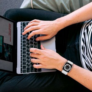 Alogy Alogy Nylon Strap Pasek z rzepem do Apple Watch 1/2/3/4/5/6/7/8/SE/Ultra (42/44/45/49mm) Biały uniwersalny 7