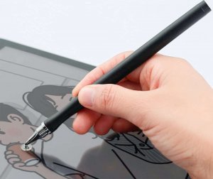 Rysik Alogy Alogy Rysik 2w1 pojemnościowy dotykowy do ekranu telefonu tabletu Czarny uniwersalny 6