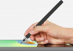 Rysik Alogy Alogy Rysik 2w1 pojemnościowy dotykowy do ekranu telefonu tabletu Czarny uniwersalny 8