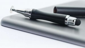 Rysik Alogy Alogy Rysik 2w1 pojemnościowy dotykowy do ekranu telefonu tabletu Czarny uniwersalny 9